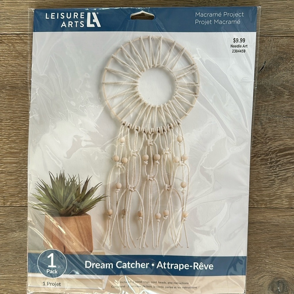 NIB Macramé Project Dream Catcher